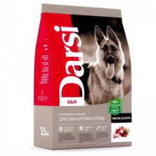 Darsi Adult сухой корм для взрослых собак крупных пород ассорти мясное - 10 кг
