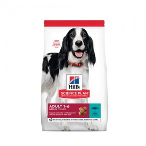 Hill's Science Plan Adult Medium Tuna with Rice (Сухой корм для взрослых собак средних пород для поддержания иммунитета, с тунцом и рисом), 2,5 кг