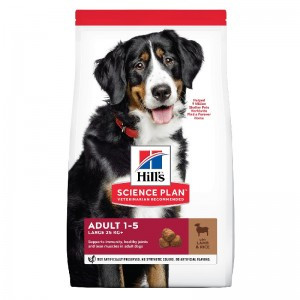 MR Hill's Science Plan Adult Large Breed Lamb with Rice (Сухой корм для собак крупных пород от 1 до 5 лет для повседневного питания ягненок с рисом), 12 кг