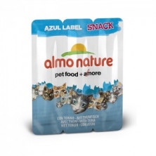 P Almo Nature Azul Label Snack Cat Tuna (Колбаски для кошек с тунцом), 15 г