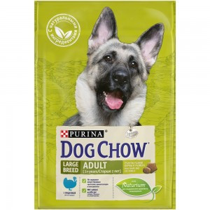 Dog Chow Adult Large Breed Turkey & Rice (Корм для взрослых собак крупных пород старше 2 лет с Индейкой и Рисом), 2,5 кг