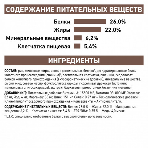 Royal Canin Hepatic лечебный сухой корм для кошек с заболеваниями печени - 500 г