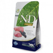 Farmina N&D Cat Lamb & Blueberry Adult (Беззерновой корм для кошек, Ягненок с Черникой) 1,5 кг