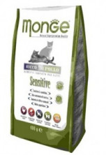 Monge Cat Sensitive сухой корм для взрослых кошек с чувствительным пищеварением 10 кг