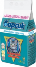 Барсик Альпийская Свежесть (Наполнитель для кошек), 4,54л х 3шт
