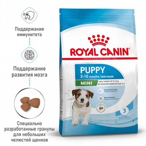 Royal Canin Mini Puppy сухой корм для щенков мелких пород до 8 месяцев - 4 кг