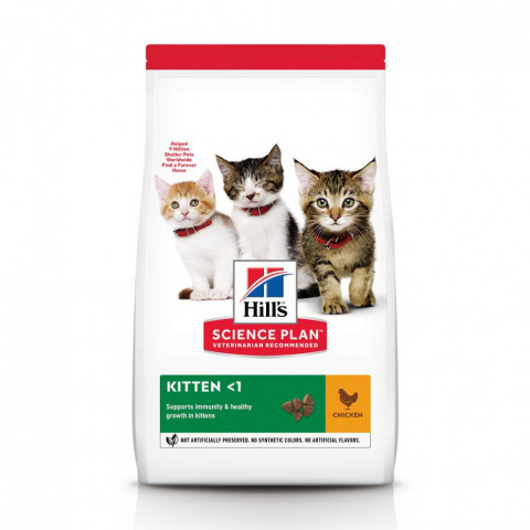 Сухой корм Hills Science Plan для котят для здорового роста и развития, с курицей - 300 г