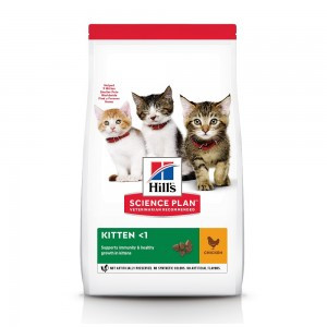 Сухой корм Hills Science Plan для котят для здорового роста и развития, с курицей - 300 г