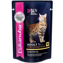 Влажный корм Eukanuba Adult Cat для кошек с курицей в соусе - 85 г