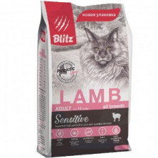 Сухой корм Blitz Adult Cats Lamb для кошек с ягненком - 10 кг