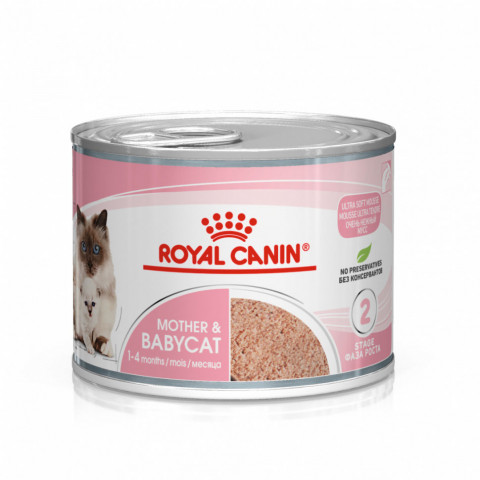 Royal Canin Babycat Instinctive влажный корм в консервах для котят с рождения до 4 месяцев - 195 г*12шт