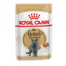 Royal Canin British Shorthair Adult паучи для взрослых британских короткошерстных кошек в соусе - 85 г*24 шт