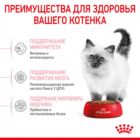 Royal Canin Kitten 34 сухой корм для котят от 4 до 12 месяцев с птицей - 300 г