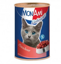 MonAmi Deliciou Говядина (Консервы для кошек), 350 г