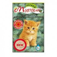 Мурзик Лесной (Наполнитель для кошек древесный), 4л х 4шт (в коробке)