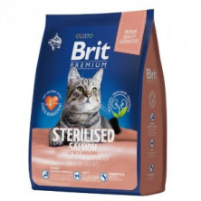 Brit Premium Cat Sterilized Salmon & Chicken (Сухой корм для стерилизованных кошек с лососем и курицей), 2 кг