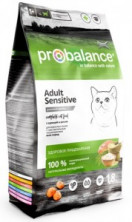 ProBalance Sensitive Chicken&Rice (Сухой корм для взрослых кошек с чувствительным пищеварением, с курицей и рисом) 400г