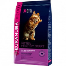 Сухой корм Eukanuba Kitten Healthy Start для котят, беременных и кормящих кошек с курицей - 5 кг
