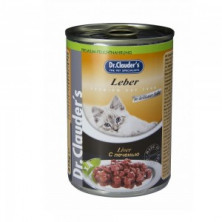 DrClauders Печень (Консервы для кошек, кусочки в соусе с печенью), 415 г