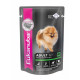 Eukanuba Adult Dog влажный корм для собак с говядиной в соусе в паучах, 100 г х 24 шт