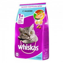 Whiskas с Лососем (Сухой корм для взрослых кошек), 1,9 кг