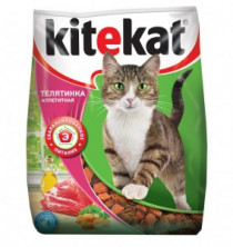 Kitekat Аппетитная телятинка(Сухой корм для взрослых кошек) 1,9 кг