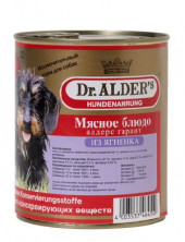Консервы Dr. Alder's Garant для взрослых собак с ягненком 750 г х 12 шт