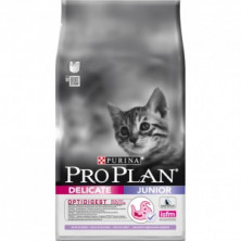 Pro Plan Delicate сухой корм для котят при чувствительном пищеварении с индейкой - 400 г