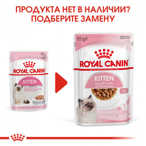 Royal Canin Kitten паучи для котят до 12 месяцев паштет - 85 г*12 шт